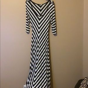Women’s Calvin Klein Long Striped Dress